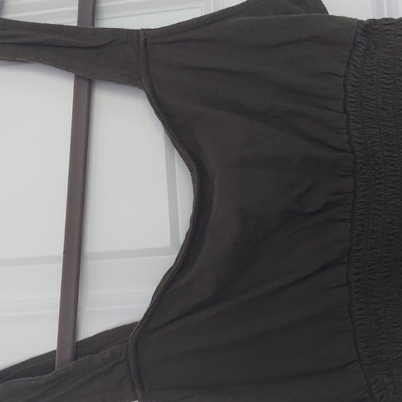 Express xs green cropped peplum - Picture 3 of 5